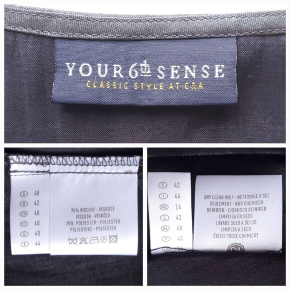 Silver Metallic Top US Sz 12 L Sleeveless Gray Shiny Club Rave Elegant - Picture 6 of 10